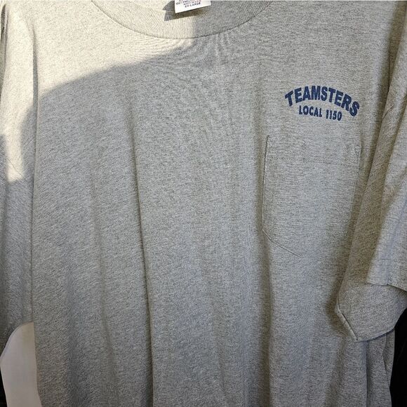 T-shirt men Gray size xxl teamster local 041 - Picture 3 of 4
